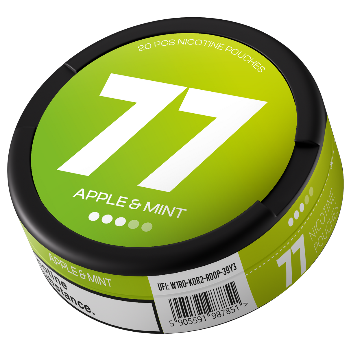 77 Apple Mint Medium nicotine pouches
