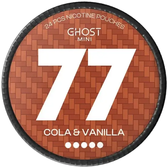 77 GHOST Mini Cola Vanilla Extra Strong nicotine pouches
