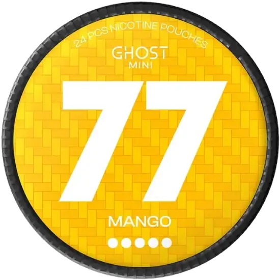 77 GHOST Mini Mango Extra Strong nicotine pouches
