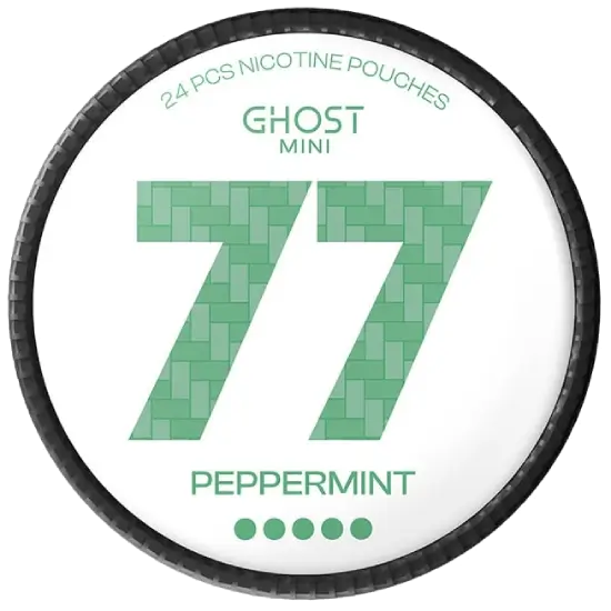 77 GHOST Mini Peppermint Extra Strong nicotine pouches