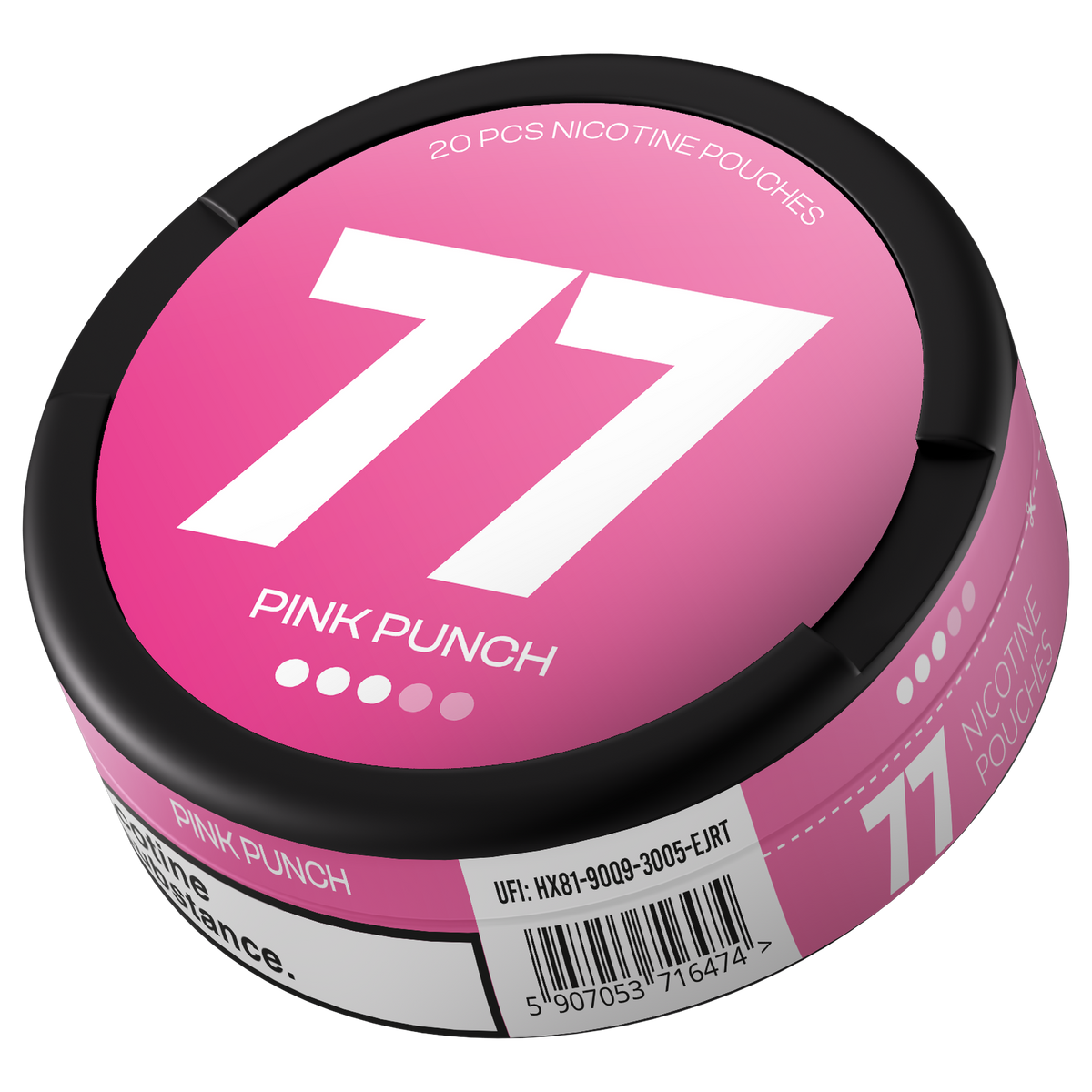 77 Pink Punch Medium nicotine pouches