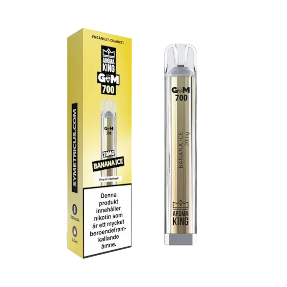 Aroma King Banana Ice 700 Shop name Disposable Vape