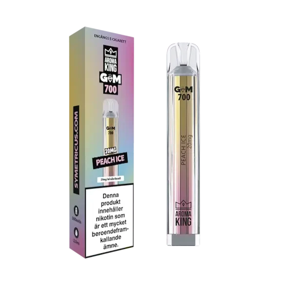 Aroma King Peach Ice 700 Shop name Disposable Vape