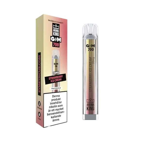 Aroma King Strawberry Ice Cream 700 Shop name Disposable Vape