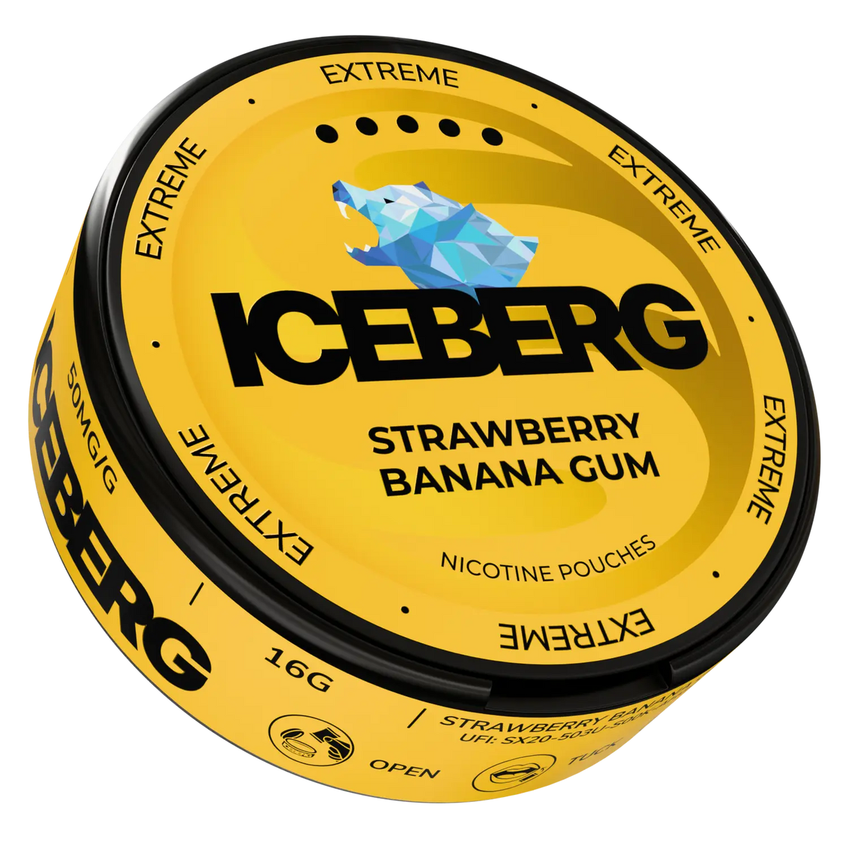 Iceberg Strawberry Banana Gum Extreme
