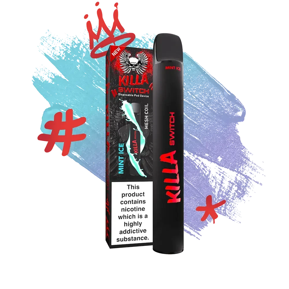 Killa Switch Mint Ice 600 Vape Shop name