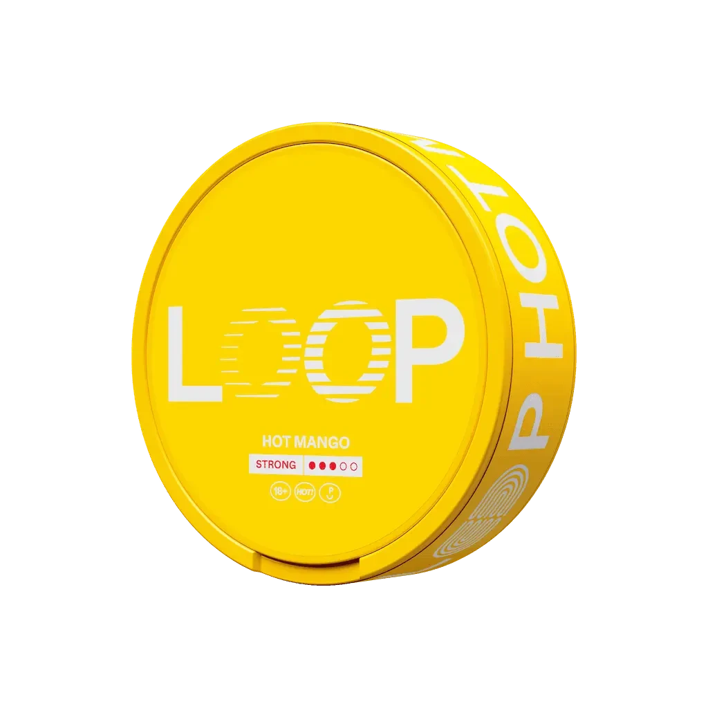 LOOP Hot Mango Strong Shop name Nicotine Pouches