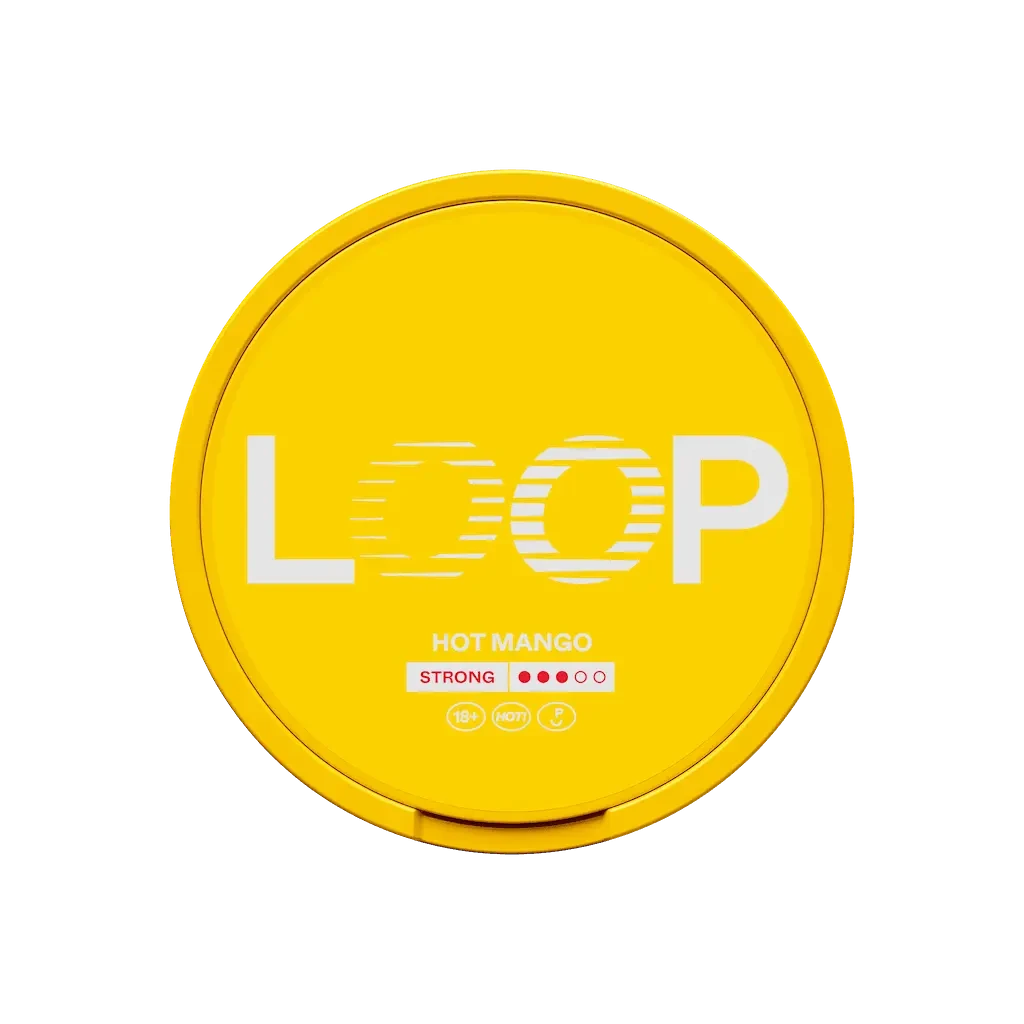 LOOP Hot Mango Strong Shop name Nicotine Pouches