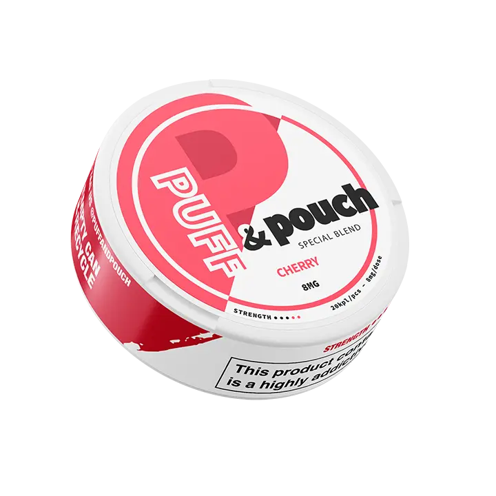 Puff and Pouch Cherry 8mg Shop name