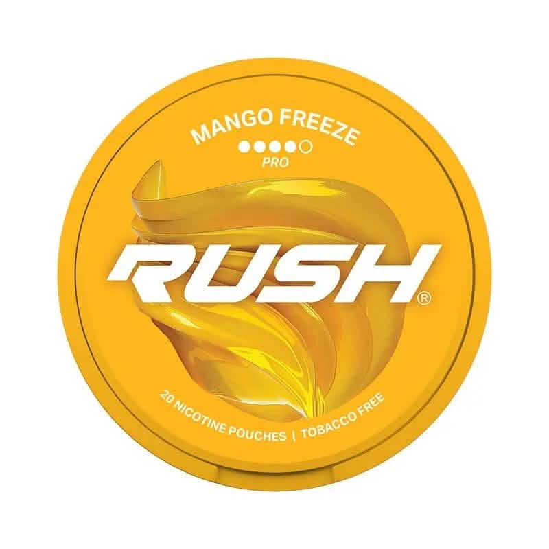 RUSH Mango Freeze Pro Shop name Snus