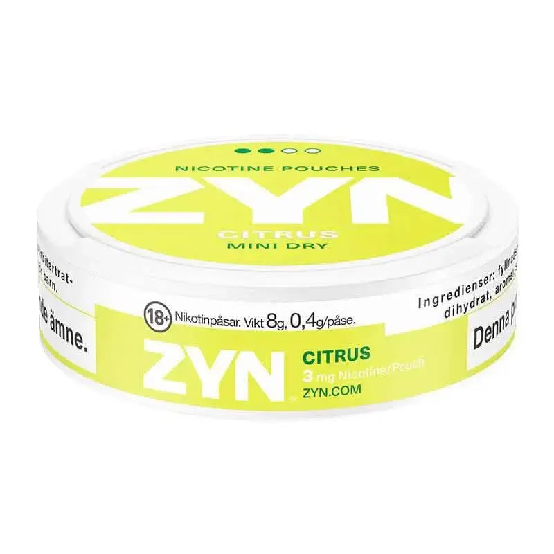 Zyn Citrus Mini Dry Shop name