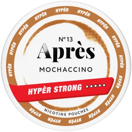 Apres Mochaccino Hyper Strong nicotine pouches