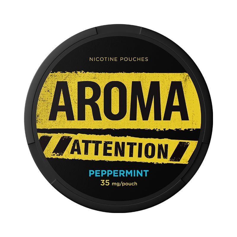 Aroma Attention Peppermint nicotine pouches