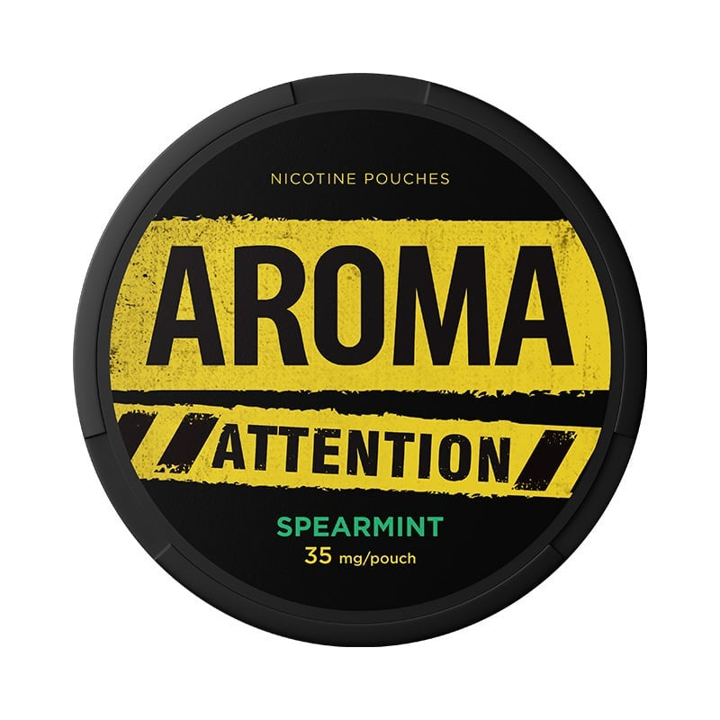 Aroma Attention Spearmint nicotine pouches
