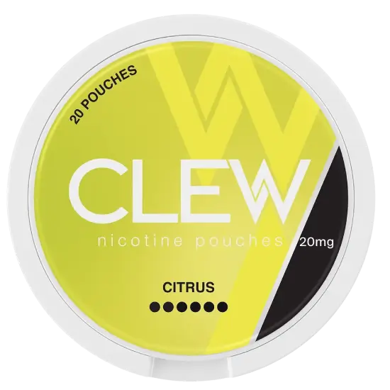 Clew Citrus 20mg nicotine pouches