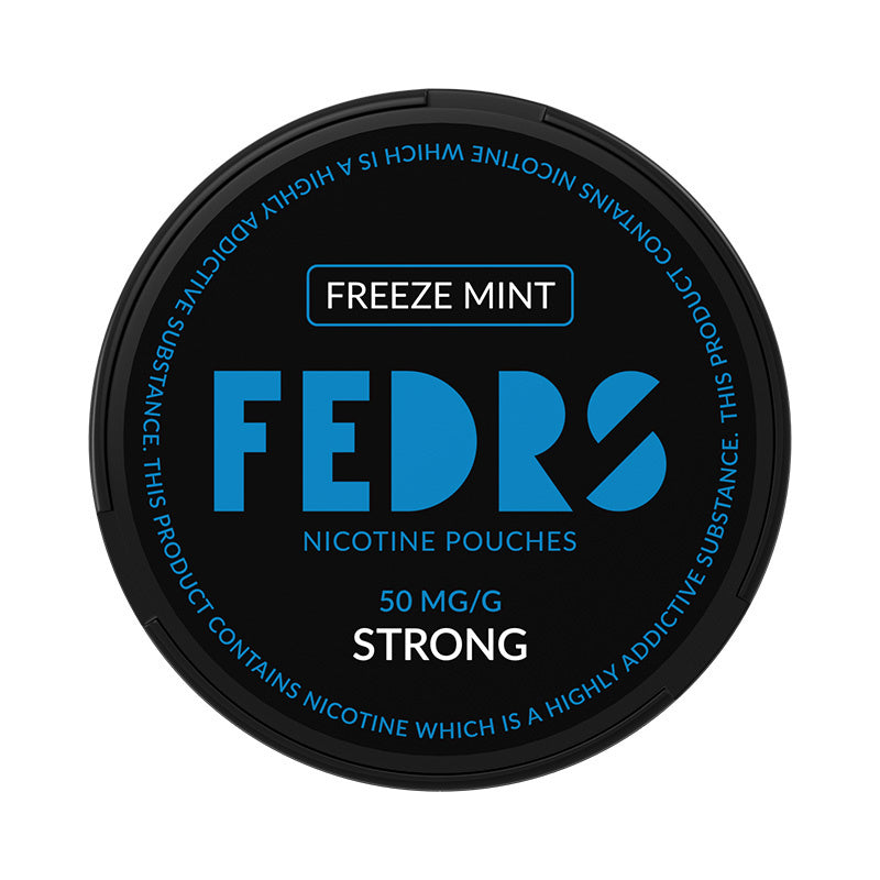 FEDRS Black Freeze Mint nicotine pouches