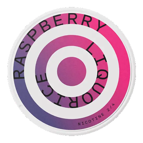 Helwit Raspberry Liquorice nicotine pouches