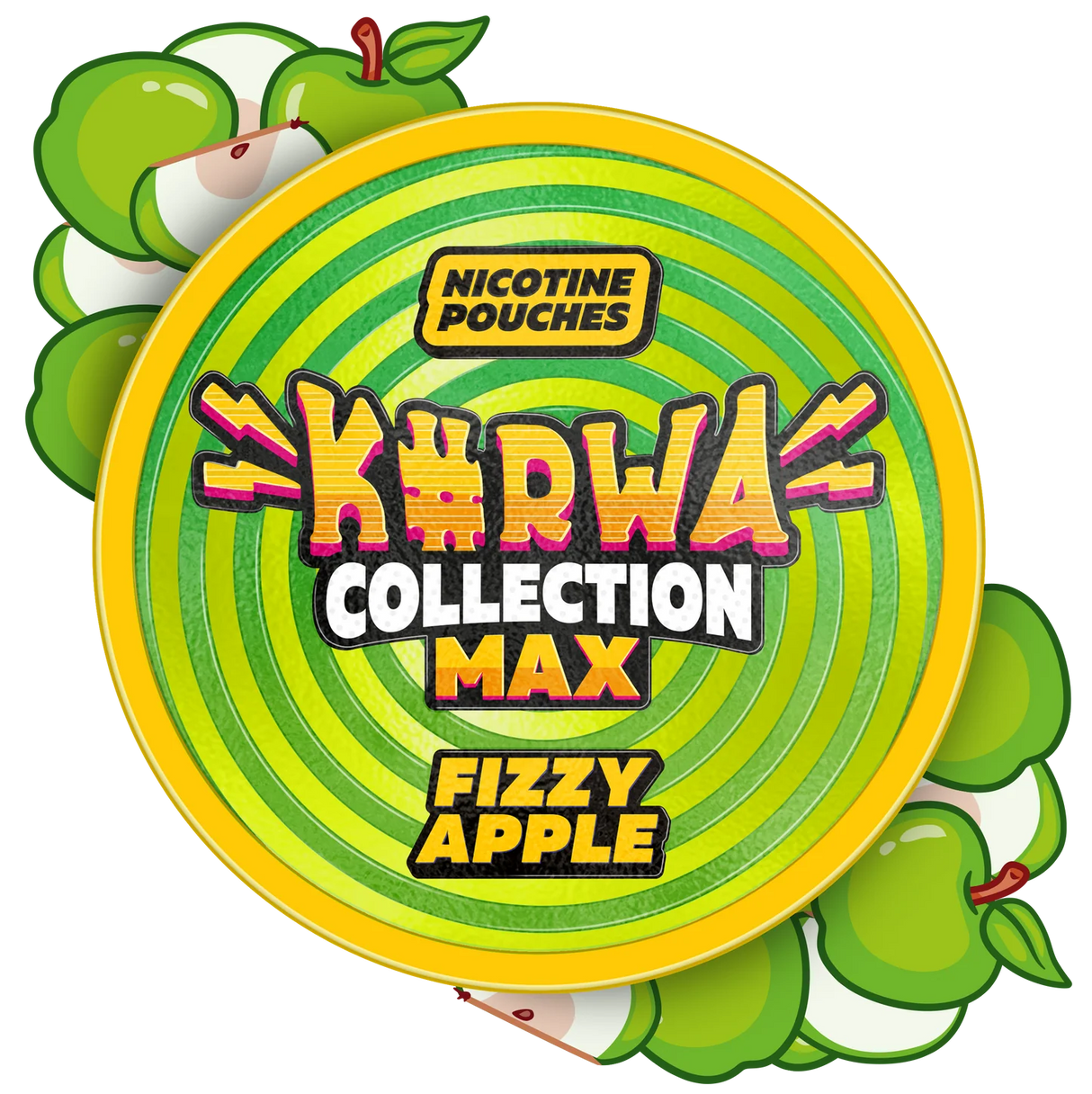 Kurwa Max Fizzy Apple nicotine pouches