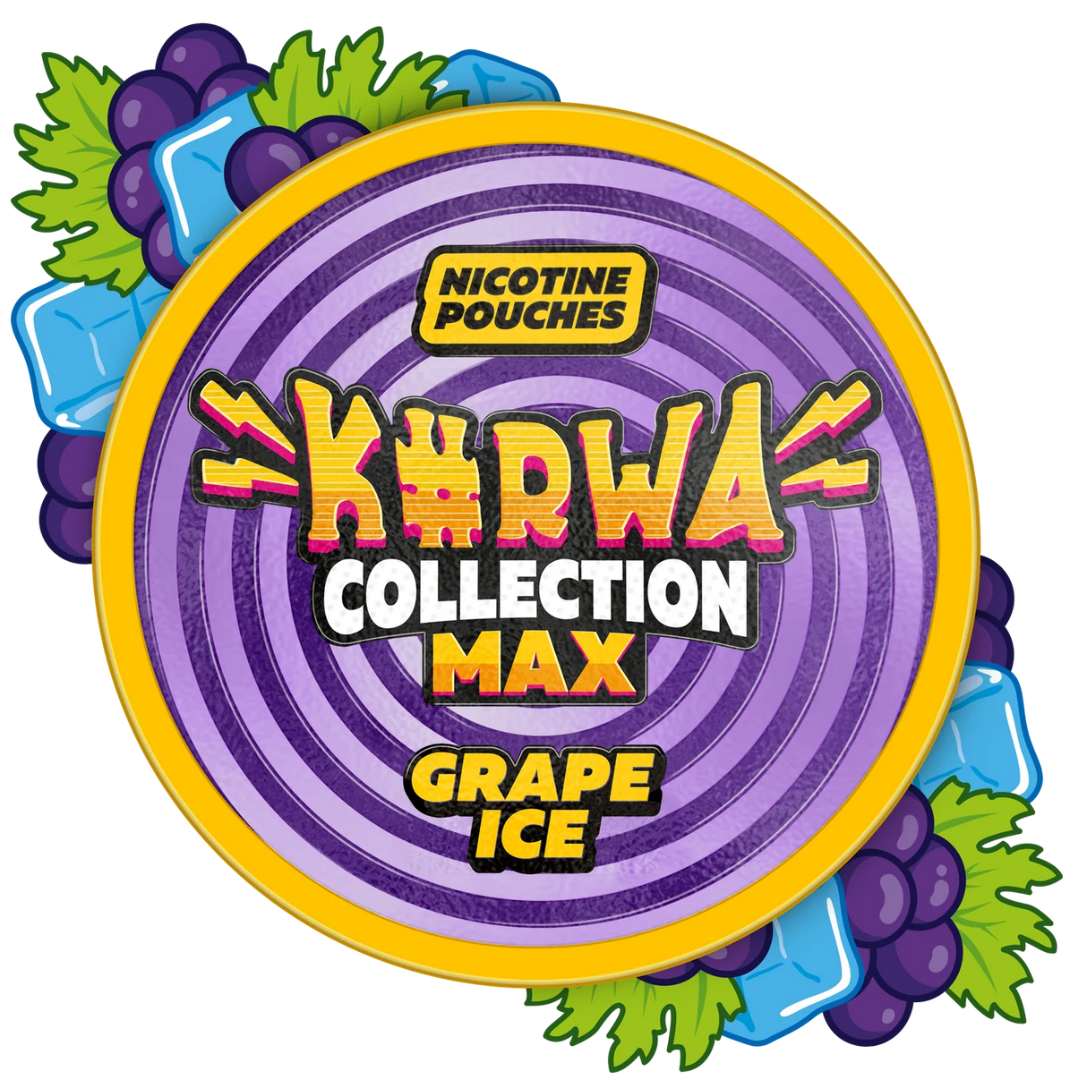 Kurwa Max Grape Ice nicotine pouches