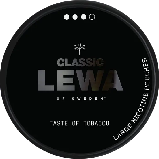 Lewa Classic tobacco nicotine pouches can, front
