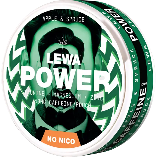 Lewa Energy Power Apple Spruce caffeine pouches