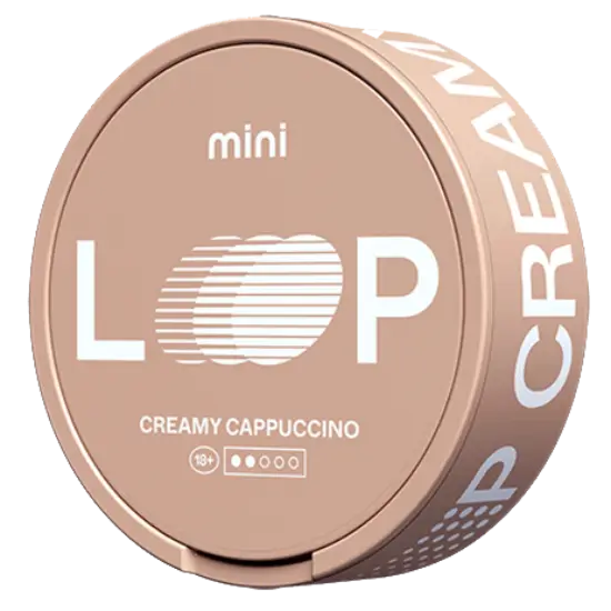 Loop Creamy Cappuccino Mini nicotine pouches