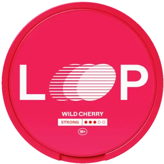 Loop Wild Cherry Strong nicotine pouches