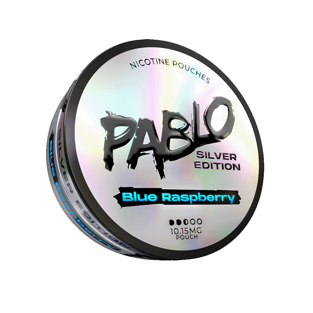 Pablo Silver Blue Raspberry nicotine pouches