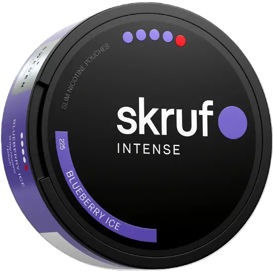 Skruf Intense Blueberry Ice S5 nicotine pouches