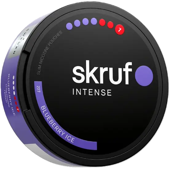 Skruf Intense Blueberry Ice S7 nicotine pouches