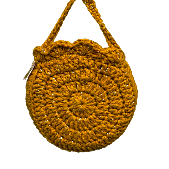 SLEM handmade wool snus can bag in gold