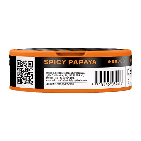 Velo McLaren Spicy Papaya nicotine pouches