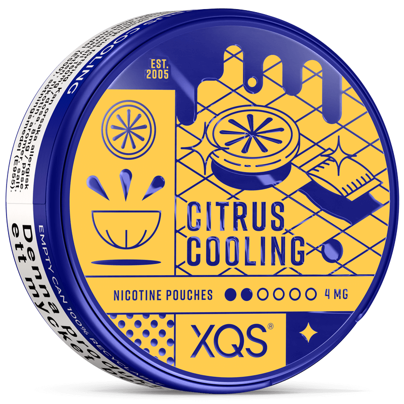 XQS Citrus Cooling nicotine pouches