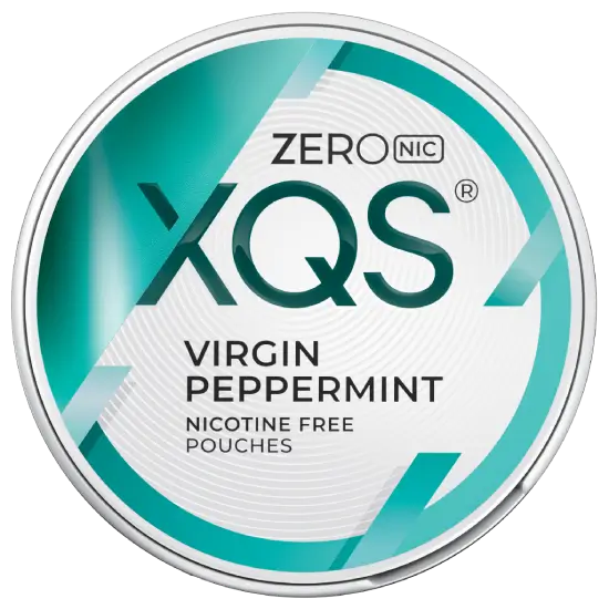 XQS Zero Virgin Peppermint nicotine-free pouches