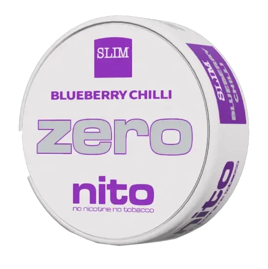 Zeronito Blueberry Chilli Slim nicotine-free pouches