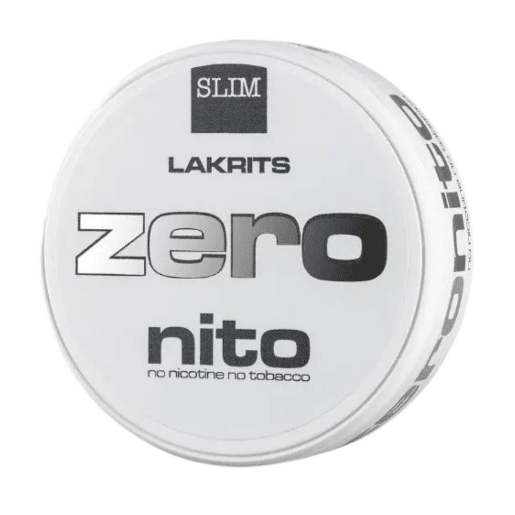 Zeronito Liquorice Slim nicotine-free pouches