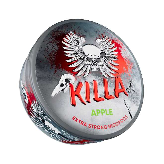 Killa Apple Nicotine Pouches Snusmania.eu