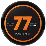 77 Peach Mint Medium nicotine pouches