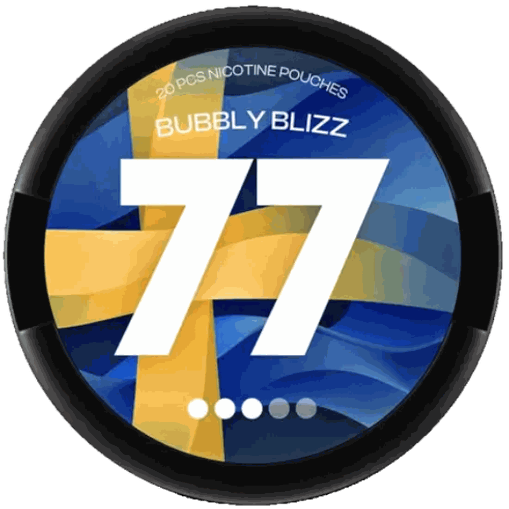 77 Bubbly Blizz nicotine pouches