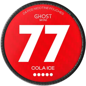 77 GHOST Mini Cola Extra Strong nicotine pouches