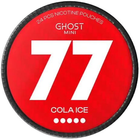 77 GHOST Mini Cola Extra Strong nicotine pouches