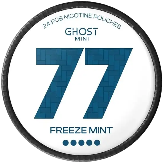 77 GHOST Mini Freeze Mint Extra Strong nicotine pouches