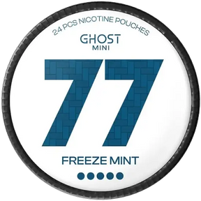 77 GHOST Mini Freeze Mint Extra Strong nicotine pouches