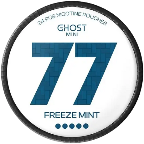 77 GHOST Mini Freeze Mint Extra Strong nicotine pouches