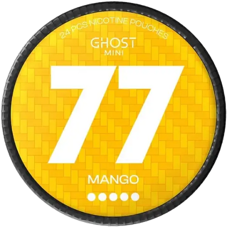 77 GHOST Mini Mango Extra Strong nicotine pouches