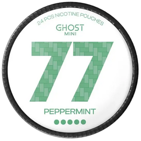 77 GHOST Mini Peppermint Extra Strong nicotine pouches