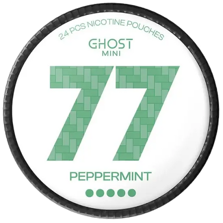 77 GHOST Mini Peppermint Extra Strong nicotine pouches