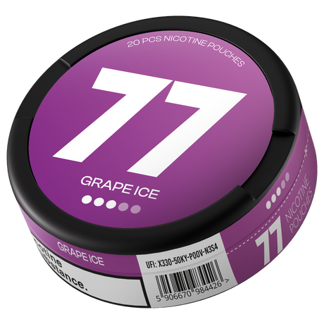 77 Grape Ice Medium nicotine pouches