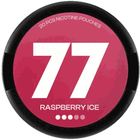 77 Raspberry Ice nicotine pouches