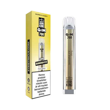 Aroma King Banana Ice 700 Shop name Disposable Vape